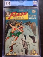 Flash Comics #91 CGC 7.0 ow/w