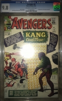 Avengers #8 CGC 9.8 ow/w