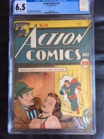 Action Comics #24 CGC 6.5 cr/ow