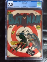 Batman #7 CGC 7.5 ow/w