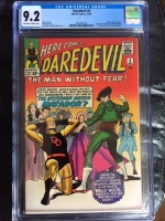 Daredevil #5 CGC 9.2 ow/w