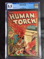 Human Torch #22 CGC 5.5 w