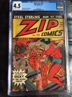 Zip Comics #10 CGC 4.5 ow/w