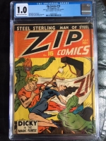 Zip Comics #16 CGC 1.0 cr/ow