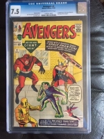 Avengers #2 CGC 7.5 ow/w