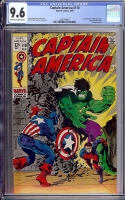 Captain America #110 CGC 9.6 ow/w