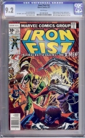Iron Fist #15 CGC 9.2 w