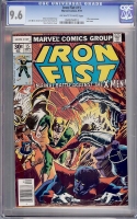 Iron Fist #15 CGC 9.6 ow/w