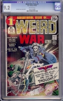 Weird War Tales #1 CGC 9.2 ow