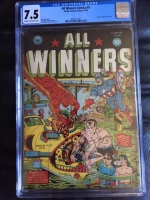 All Winners Comics #5 CGC 7.5 cr/ow