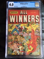 All Winners Comics #7 CGC 4.0 cr/ow