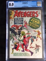 Avengers #6 CGC 8.0 ow/w