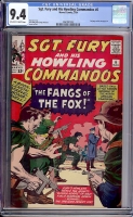 Sgt. Fury and His Howling Commandos #6 CGC 9.4 ow/w