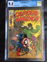Captain America #110 CGC 9.2 ow/w