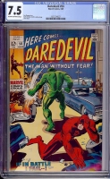Daredevil #50 CGC 7.5 cr/ow