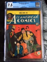 All-American Comics #33 CGC 7.5 cr/ow