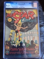 All Star Comics #10 CGC 6.5 ow