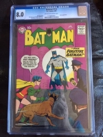 Batman #123 CGC 8.0 ow/w
