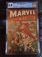 Marvel Mystery Comics #35 CGC 5.0 ow/w
