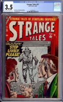 Strange Tales #33 CGC 3.5 cr/ow