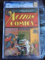 Action Comics #32 CGC 7.0 cr/ow