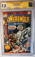 Werewolf By Night #32 CGC 7.5 ow/w CGC Signature SERIES
