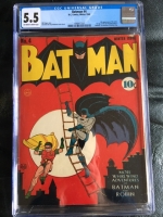 Batman #4 CGC 5.5 ow/w