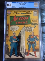 Action Comics #222 CGC 8.0 cr/ow