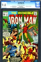 Iron Man #27 CGC 9.8 ow/w