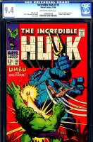 Incredible Hulk #110 CGC 9.4 ow/w