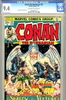 Conan The Barbarian #22 CGC 9.4 ow/w