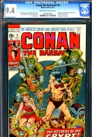 Conan The Barbarian #8 CGC 9.4 ow/w