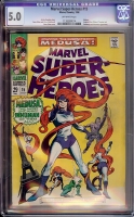 Marvel Super-Heroes #15 CGC 5.0 ow