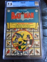 Batman #58 CGC 7.5 ow/w