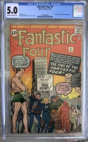Fantastic Four #9 CGC 5.0 ow/w