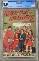 Marvel Family #2 CGC 8.0 ow