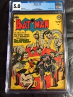 Batman #73 CGC 5.0 ow/w