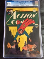 Action Comics #42 CGC 7.5 cr/ow