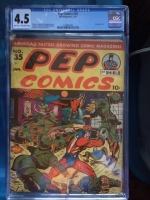 PEP Comics #35 CGC 4.5 lt/ow