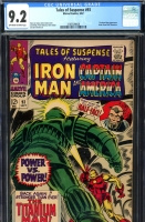 Tales of Suspense #93 CGC 9.2 ow/w