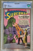 Superman #142 CBCS 7.5 ow/w