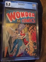 Wonder Comics #7 CGC 5.5 ow