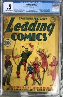Leading Comics #1 CGC 0.5 cr/ow