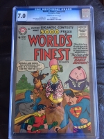 World's Finest Comics #83 CGC 7.0 cr/ow