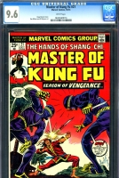 Master of Kung Fu #21 CGC 9.6 w