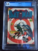Batman #7 CGC 3.5 cr/ow