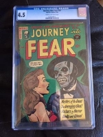 Journey Into Fear #20 CGC 4.5 cr/ow