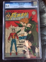Flash Comics #89 CGC 8.0 ow/w