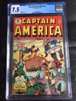 Captain America Comics #40 CGC 7.5 ow/w