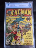 Catman Comics #1 CBCS 6.5 ow